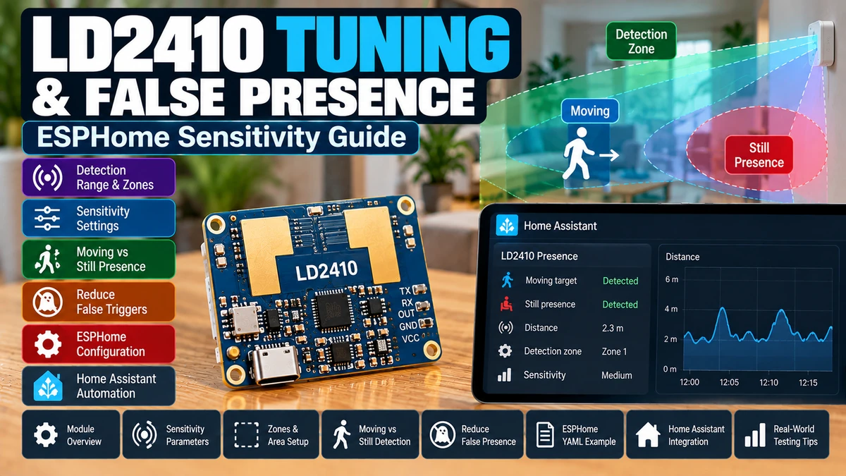 ld2410 tuning false presence esphome sensitivity guide